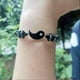 thumbnail image 5 of Pulseras para 2 pulseras de cordón ajustable Yin Yang a juego para relación de amistad novio novia regalo de San Valentín, 5 of 5