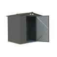 thumbnail image 6 of Ezee Shed Steel Storage 6 X 5 Ft. Galvanized Low Gable Charcoal, 6 of 13