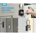 thumbnail image 3 of AMIR Key Lock Box, Key Lock Box Outside 4 Digit Combination Lockbox for House Waterproof Resettable Key Box Key Security Box Key Storage Box for Home Gates Warehouse, 3 of 11