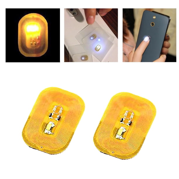 Calcomanía de uñas desnudo shamjiam 2 piezas con tecnología NFC