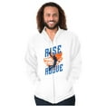 thumbnail image 4 of Rise Above Basketball Slam Dunk Zip Hoodie Sweatshirt Men Brisco Brands S, 4 of 6