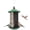Green Metallic Dual Mesh, variant on Happy Wings Metal Mesh Tube Bird Feeder for Outdoor Hanging, Premium Seed Feeder with 360-degree Perch, Durable Garden Wild Bird Feeder -Brown