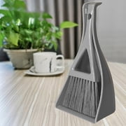 Chmadoxn Dorm Room Essentials, Children's Brooms And Dustpan Set Brooms And Dustpan Set For Home Stainless Steel Handle Brooms With Dustpan Combo Set For Home Office Plasti c broom set