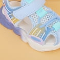 thumbnail image 2 of B91xZ Chaussures de Robe pour Petites Filles Ballerines Sandales pour Enfants, Rouge 25, 2 of 5