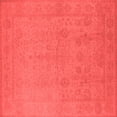 thumbnail image 1 of Ahgly Company Indoor Square Oriental Red Traditional Area Rugs, 5' Square, 1 of 4