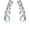 AB Color Moonstone, variant on 925 Sterling Silver Moon Phase Ear Crawler Cuff Earrings Ear Climber Hypoallergenic Moonstone Earrings
