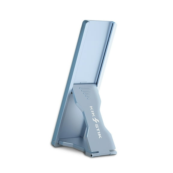 PureGear KikStik Ultra Universal Phone Kickstand & Grip, Ultra-Thin, Low Profile, Aluminum Cell Phone Stand, Fits Most Phones, Pocket Friendly (Blue Frost)
