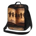 thumbnail image 1 of Disketp Vintage Family History Book Bolsa Térmica Estampada para Almuerzo, Lonchera para Hombres y Mujeres Adultos, 1 of 7