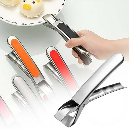 

Zhouqiannn Stainless Steel Kitchen Bowl Clip and Plate Multifunctional Silicone Heat Clamp for Dish Serving and Bowl Tongs Hat Bag Clip with Clips Heavy Duty Putter Bag Clip Cute Snack Bags Metal