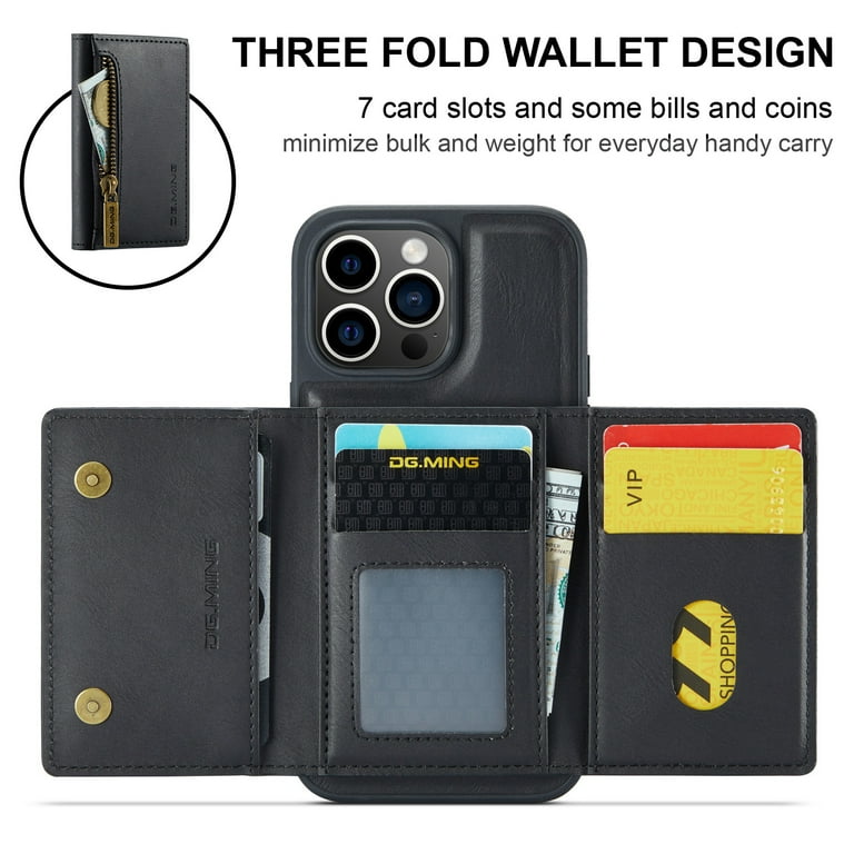 Wallet Case Compatible with iPhone 11 Pro Max, [Support MagSafe
