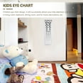 1 Set Professional Ctype Vision Chart Visual Eye Exam Chart Waterproof