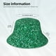 thumbnail image 3 of Balery Green Glitter Sombreros para el sol para hombre y mujer, sombrero de pescador con UPF 50+, 3 of 6