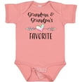 thumbnail image 3 of Inktastic Grandma and Grandpas Favorite Heart Grandchild Boys or Girls Baby Bodysuit, 3 of 5