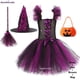 thumbnail image 1 of Vestido Tutú De Halloween Con Sombrero De Bruja Para Niños , Disfraz De Fiesta De Cumpleaños De Baile, 1 of 3