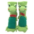 thumbnail image 2 of FAWUUDO Cozy Knit Animals Slipper Socks, Cute Plush Animals Hug Sock, Cute Christmas Hand Crocheted Long Stocks, 2 of 3
