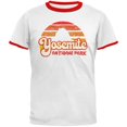 thumbnail image 1 of National Park Retro 70s Sunset Yosemite Mens Ringer T Shirt, 1 of 1