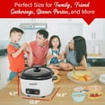 thumbnail image 5 of Brentwood 8-Cups Uncooked/16-Cups Cooked Electric Rice Cooker with Measuring Cup and Spatula, White, RC-5016W, 5 of 5