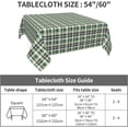 thumbnail image 2 of Square Tablecloth 60 x 60 Inch, Modern Plaid Tablecloth Square Wipeable Tabletop Covers Decorative Tablecover for Dining, Parties, Camping, 2 of 8
