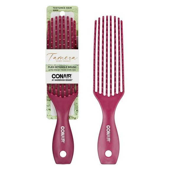 Conair x Tamera Mowry Housley Detangle Curly Hair Brush, Pink