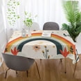 thumbnail image 5 of Yayeee Tablecloths for Rectangular Tables 60 x 60 inch Party Table Cover, Cute Rainbow, 5 of 6