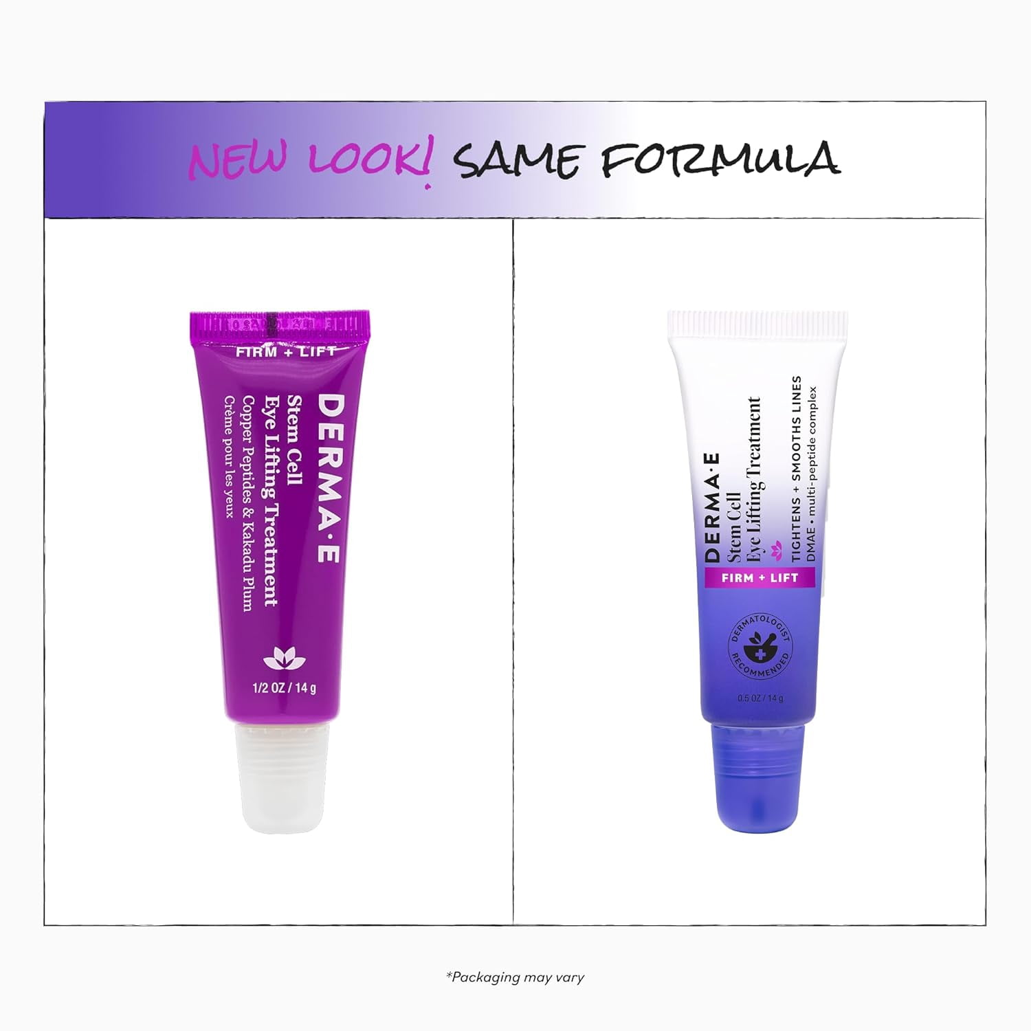(Pack Of 3) Derma E Eye Lift Firming DMAE 0.5 Oz