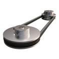 thumbnail image 5 of Single Groove Pulley 10mm Fixed Bore 40mm Outer Diameter Aluminum Alloy for Drilling Machine 6mm PU Round Belt, 5 of 5