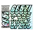 thumbnail image 2 of STIFFIE Techtron Chrome/Black 3" Alpha-Numeric Identification Custom Kit Registration Numbers & Letters Marine Stickers Decals for Boats & Personal Watercraft PWC, 2 of 8
