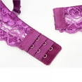 thumbnail image 5 of Women Push Up Bra Demi Cup Padded Underwire Supportive Bras Lace Everyday Comfort, 5 of 5
