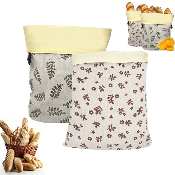 Beeswax Bread Bags for Homemade Bread, 17" X 13" Extra Large Reusable Beeswax Bags for Sourdough, Cotton Waxed Bag with Sealed, Keeps Fresh Longer Food Storage Bag 1pc