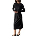 thumbnail image 2 of Women'S Dress Loose Fitting Long Sleeve Evening Fall Winter Dresses for Women, 2 of 10