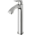 thumbnail image 2 of VIGO Linus Bathroom Vessel Faucet in Brushed Nickel, 2 of 2