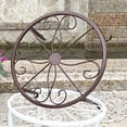 thumbnail image 2 of Metal Potted Plant Stand Floor for Indoor and Outdoor Heavy Duty Planter Stands for Multiple Flower Pot Rustproof Iron Garden Container Round Supports Rack for Patio Living Room Bronze, 2 of 9