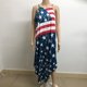 thumbnail image 3 of Faldas largas Vestido midi de playa sin mangas con tirantes para mujer del Día de la Independencia (azul oscuro XXL) Cgtredaw Azul oscuro T XXL para Mujer, 3 of 8