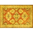 thumbnail image 1 of Ahgly Company Indoor Rectangle Geometric Yellow Traditional Area Rugs, 2' x 3', 1 of 4