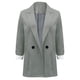 thumbnail image 4 of Chaqueta de manga larga para mujer, informal, sólida, con parte delantera abierta Fridja hkj3205, 4 of 6