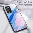 thumbnail image 2 of Allytech Galaxy Note 20 Ultra Cover, Slim Silicone Frame Tempered Glass Back Cover Anti-scratch Shockproof Drop Protection Bumper Defender Case Cover for Samsung Note 20 Ultra, Pink Blue Marble, 2 of 2