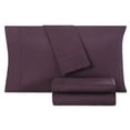 thumbnail image 2 of Empyrean Bedding  18"-24" Extra Deep Pocket Sheets Set - Ultra Soft Luxury Bed Sheet Set Twin XL - Purple Eggplant, 2 of 9