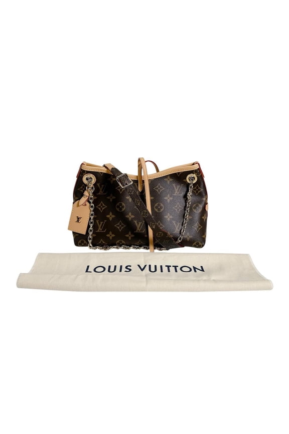 Pre-Owned Louis Vuitton Monogram Carryall BB Shoulder Bag in Canvas, M13014, Brown