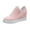 Pink, variant on CAICJ98 Women Shoes Women's Slip on Flat Shoes Comfortable Knit Loafers Lightweight Nurse Walking Sneakers,Black