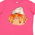 thumbnail image 4 of Inktastic Cute Hermit Crab on Beach Boys or Girls Toddler T-Shirt, 4 of 5