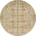 thumbnail image 1 of Ahgly Company Indoor Round Abstract Brown Oriental Area Rugs, 7' Round, 1 of 6