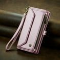 thumbnail image 3 of TECH CIRCLE Wallet Phone Case for Samsung Galaxy A35 (6.6") 2024 - Stylish Crossbody Phone Case with Shoulder/Wrist Straps, Lightweight PU Leather Cover with Card Slots & Pocket, Pink, 3 of 9