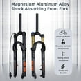 thumbnail image 2 of Professional Air Pressure Front Fork Made of Aluminum + Magnesium Alloy Suitable for 27.5/29 Inch Bikes with Shoulder Control Lock/Wire Control Lock Max For XC/AM 2.4in Tire, 2 of 7