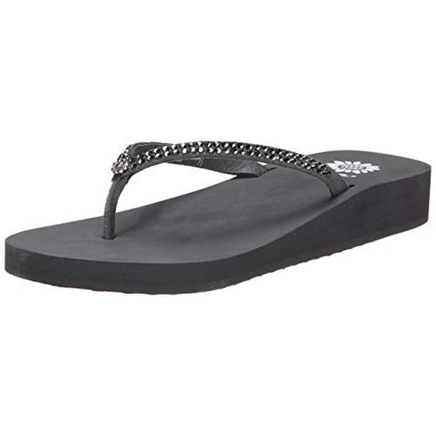 yellow box jello flip flops