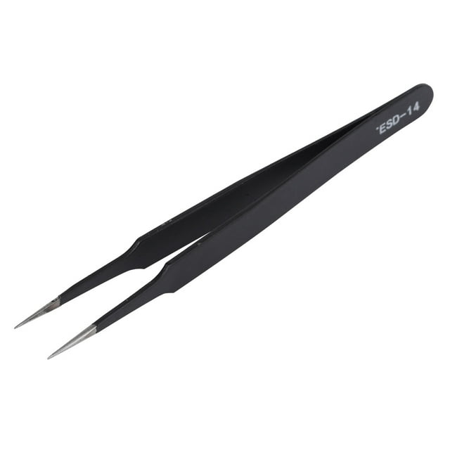 Stainless Steel Tweezers Anti-static Tweezers Tweezers Maintenance Repair Set Stainless Steel Tweezers Set Tweezers Hot ESD 14 Safe Anti Static Stainless Steel Tweezers