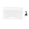 thumbnail image 2 of Portátil para Juegos Bluetooth 5 Uversal Delgado Inalámbrico para Múltiples Dispositivos Teclas Japonesas de Tamaño Completo para Window blanco Macarena Teclado bluetooth, 2 of 8