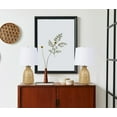 thumbnail image 3 of 20" Blush Ceramic Table Lamp w/ Patterned Base & White Linen Shade (Set of 2), 3 of 5