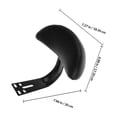 thumbnail image 2 of Raindrops Universal Black Back Seat Backrest for Electric Bikes Easy Setup and Support, 2 of 8