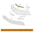 thumbnail image 3 of For 10-13 Chevy Camaro SS Front Upper Grille Trim Molding GM1217116 92242525, 3 of 5