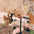 thumbnail image 3 of Drummer Windmill Handmade Metal Percussionist Figurine Rockin, 3 of 5
